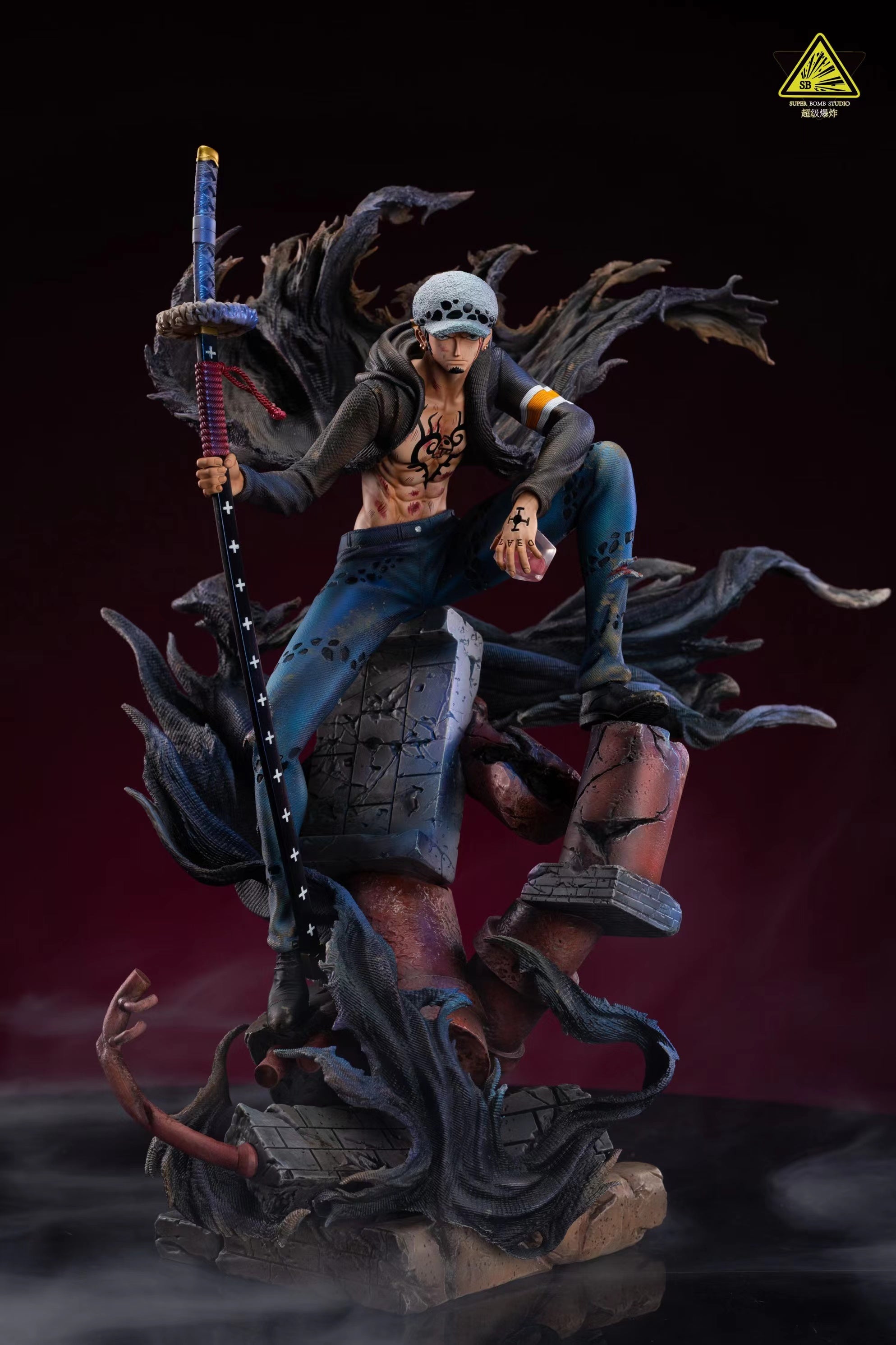 Pre-order Trafalgar D. Water Law Statue GK-One piece-(SBS)Super Bomb Studio