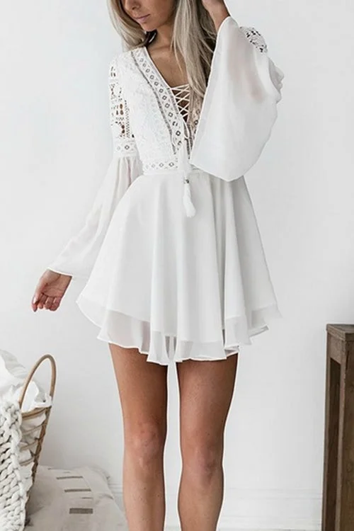 Believe in Love Lace Mini Dress