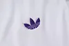 Joyfball 2025/2026 Real Madrid Half-Pull Training Suit White Retro version Football Shirt 1:1 Thai Quality