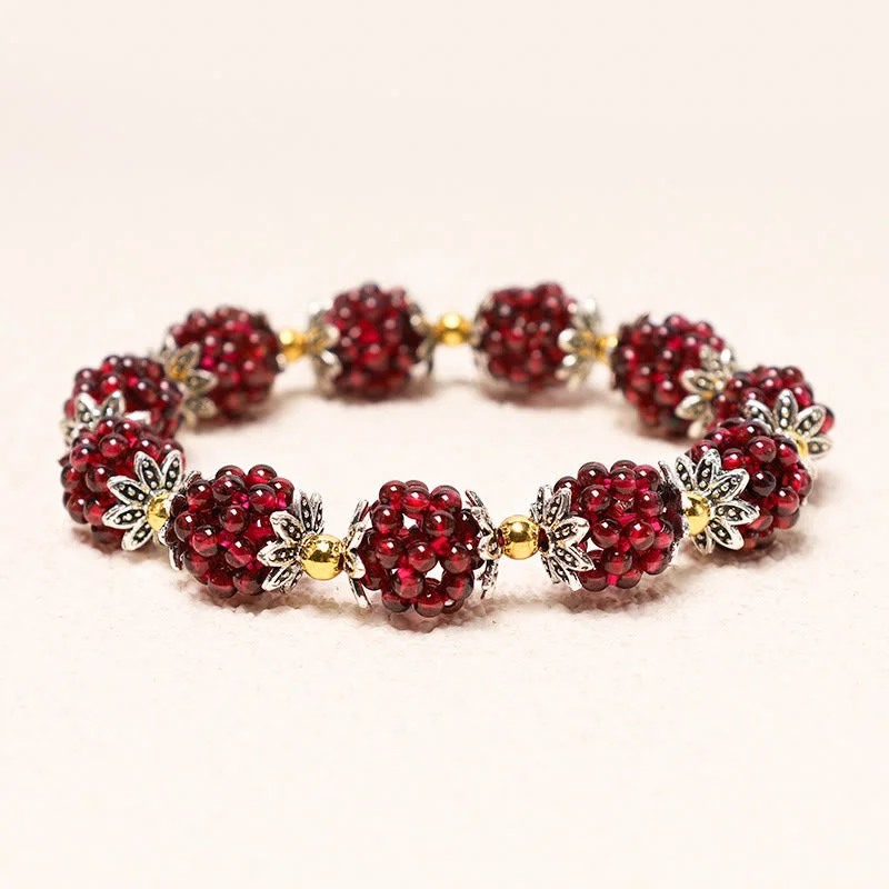 Natural Garnet Healing Bracelet