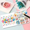 6Pcs carte de voeux d&rsquo;anniversaire-bricolage