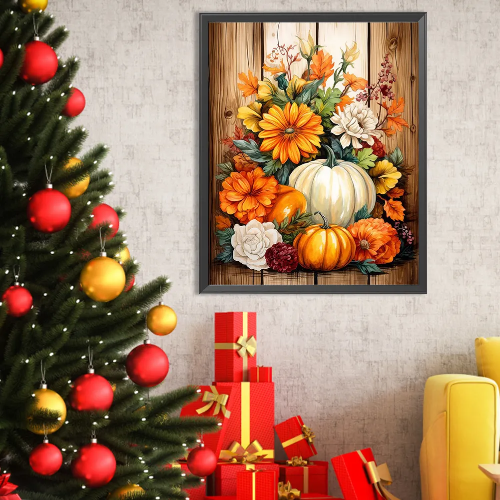Full Round Diamond Painting 40*50cm - Pumpkin