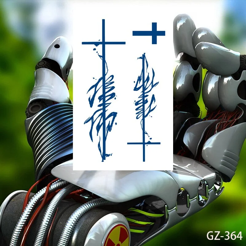 Temporary Waterproof Tattoos Stickers Navigator Compass Totem Flower Juice Ink Men Women Girl Chest Arm Fake Tatoo Drop Shipping