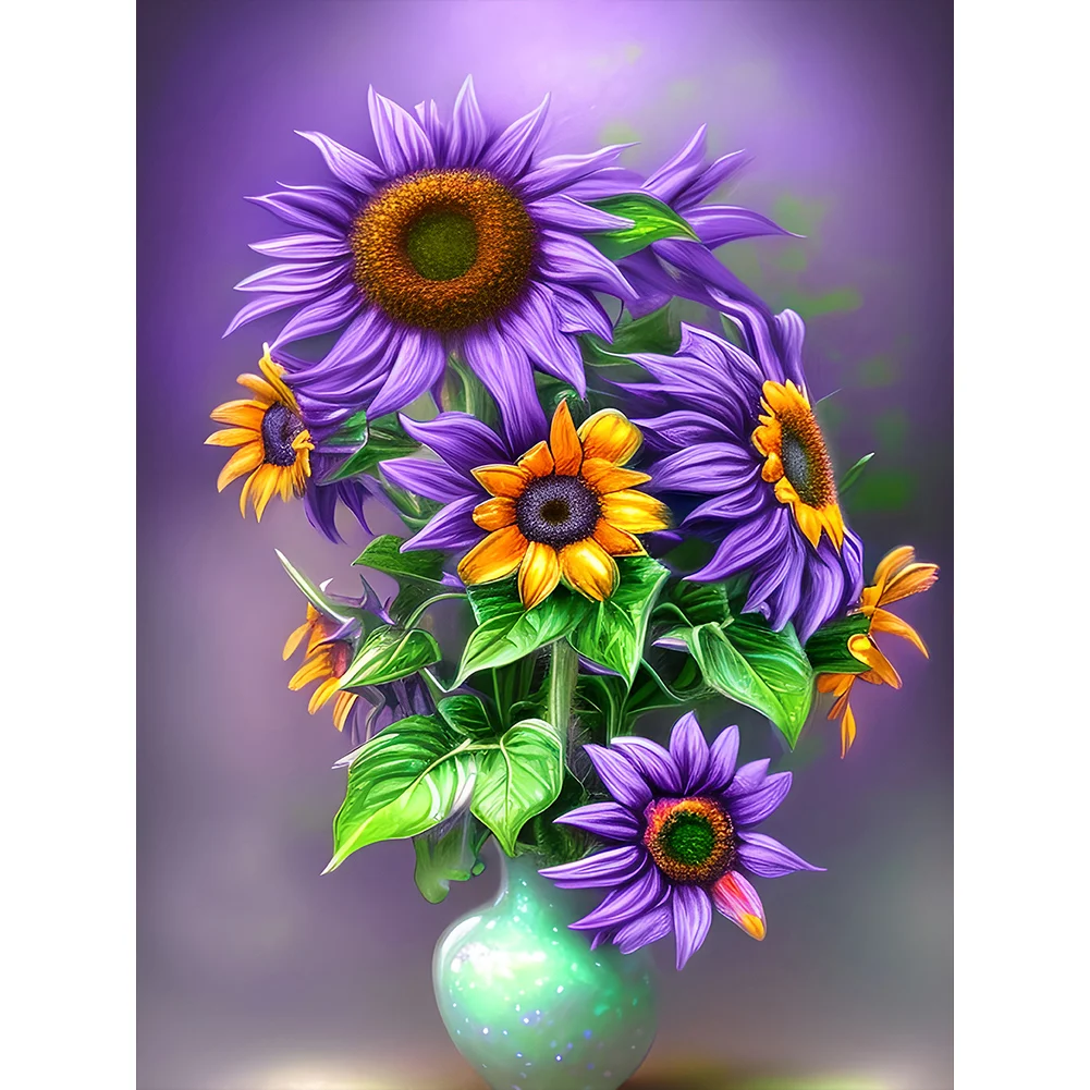 Flower - Full Round - Diamond Painting (30*40cm)