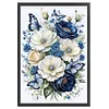 Flowers And Butterfly-14CT Stamped Cross Stitch 40*60cm/15.75*23.62in tapestrymarket