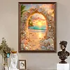 Diamond Painting -DIY Round Drill Sunset Coral Coast Arch
