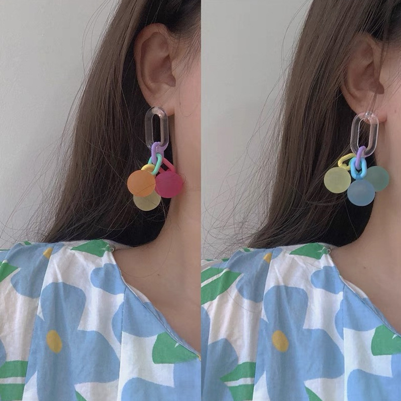 KAELYN EARRINGS - BUBBLE GUM main image 0