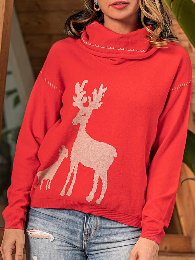 Women's Casual Long sleeve Christmas Sweater