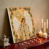 Xmas Angel Framed Special Shape Diamond Painting Kit 25x25cm