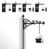 Ghost Bookshelf Lantern Hidden Metal Clip Warm Amber Light USB Rechargeable