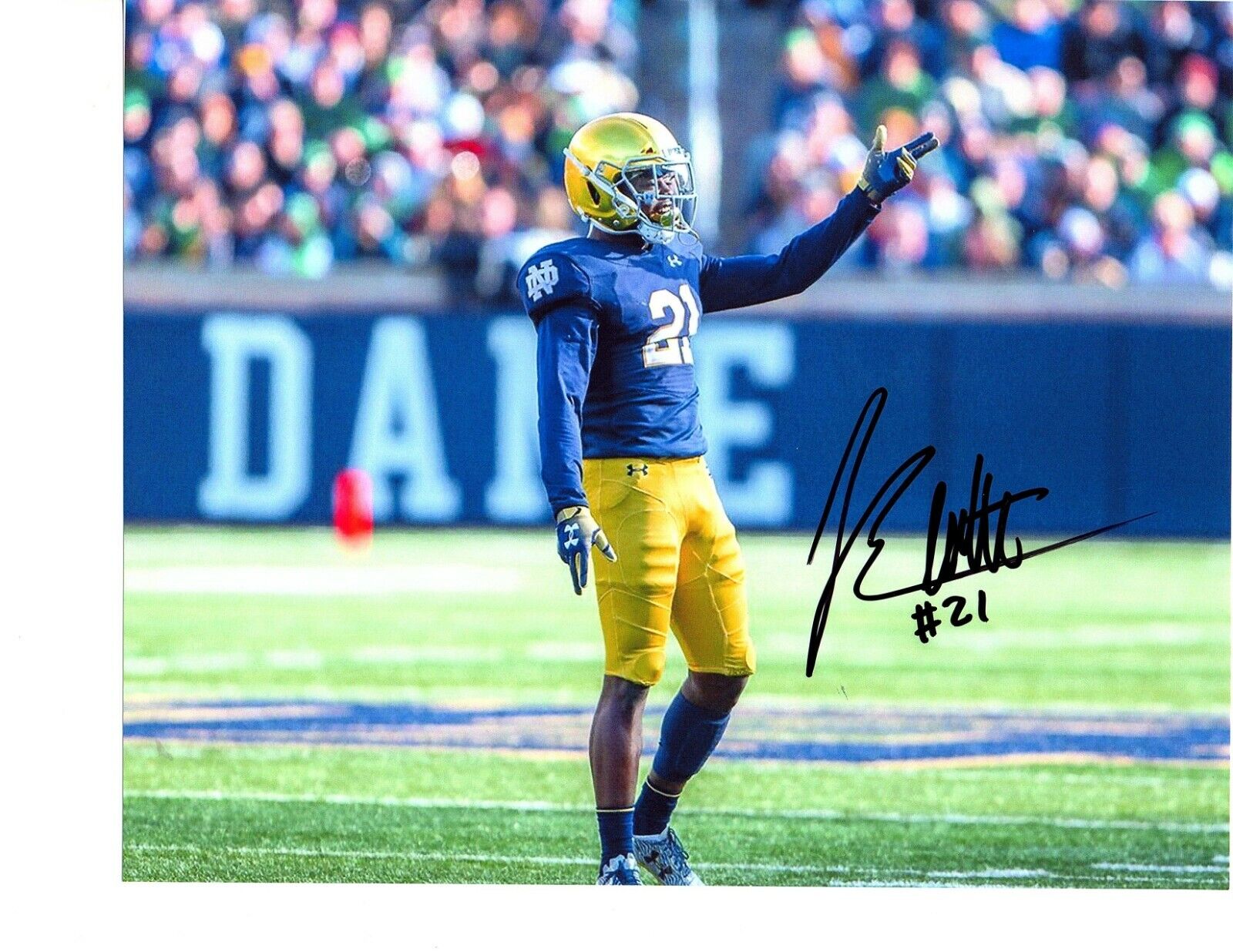 Jalen Elliott Notre Dame Fighting Irish signed autographed 8x10 football Photo Poster painting e