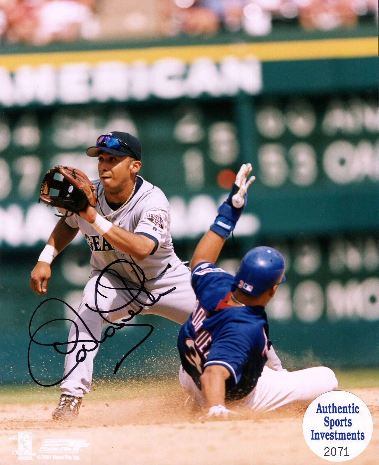 Carlos Guillen Seattle Mariners Autographed Signed 8x10 Photo Poster painting CFS COA