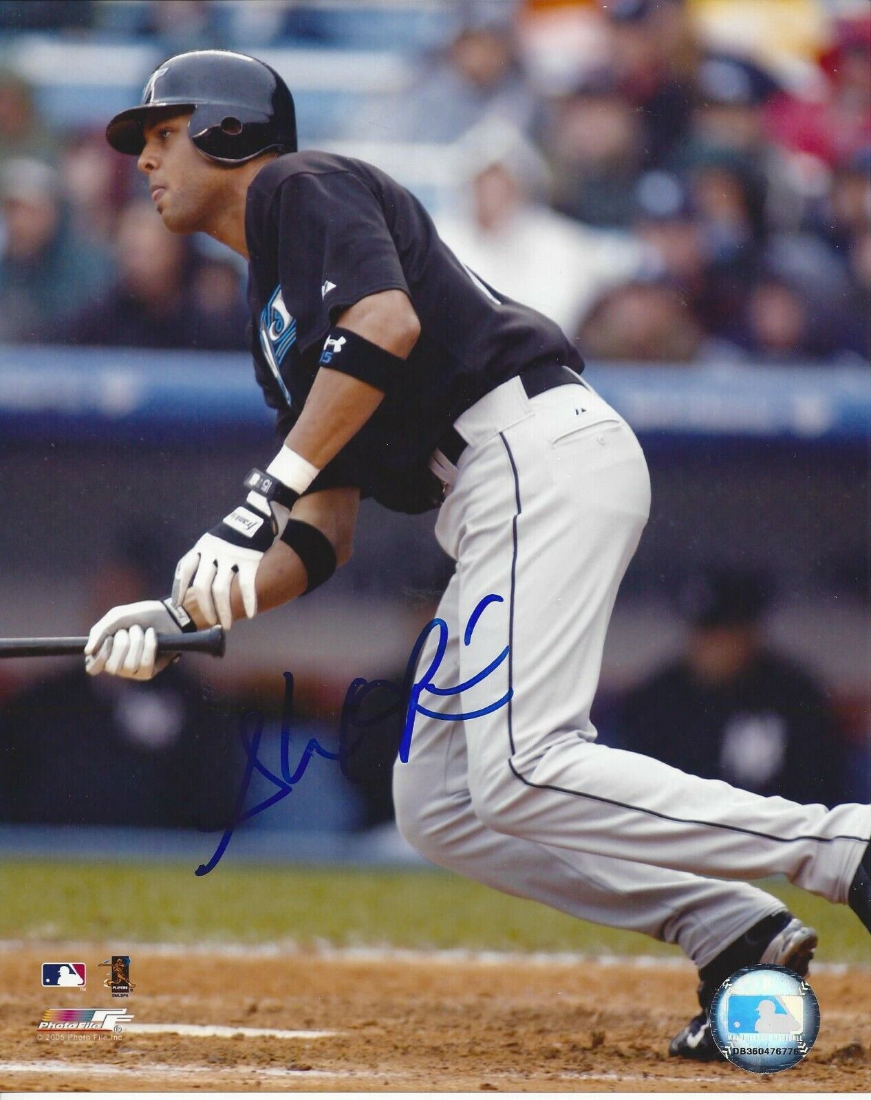 Alex Rios autographed 8x10 Toronto Blue Jays#3