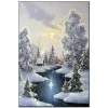 Winter snow scene | Full Round Diamond Painting Kits