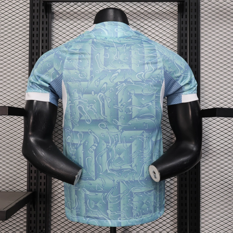 25/26 Juventus Away Player Version Men's Football T-Shirt 1:1 Thai Quality