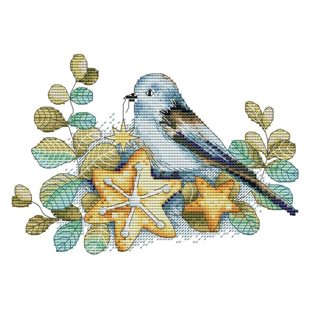

Little Bird And Its Baby - 14CT Stamped Cross Stitch - 27*19cm, 501 Original
