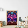 uk.everydayedeals (Limited Stock)Cross Stitch - 14ct Stamped - Peinture en verre-pt&eacute;rosaure (40*55cm)