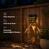 Solar Powered Outdoor Hummingbirds Wall Lamps Wall-Mounted Garden Lights