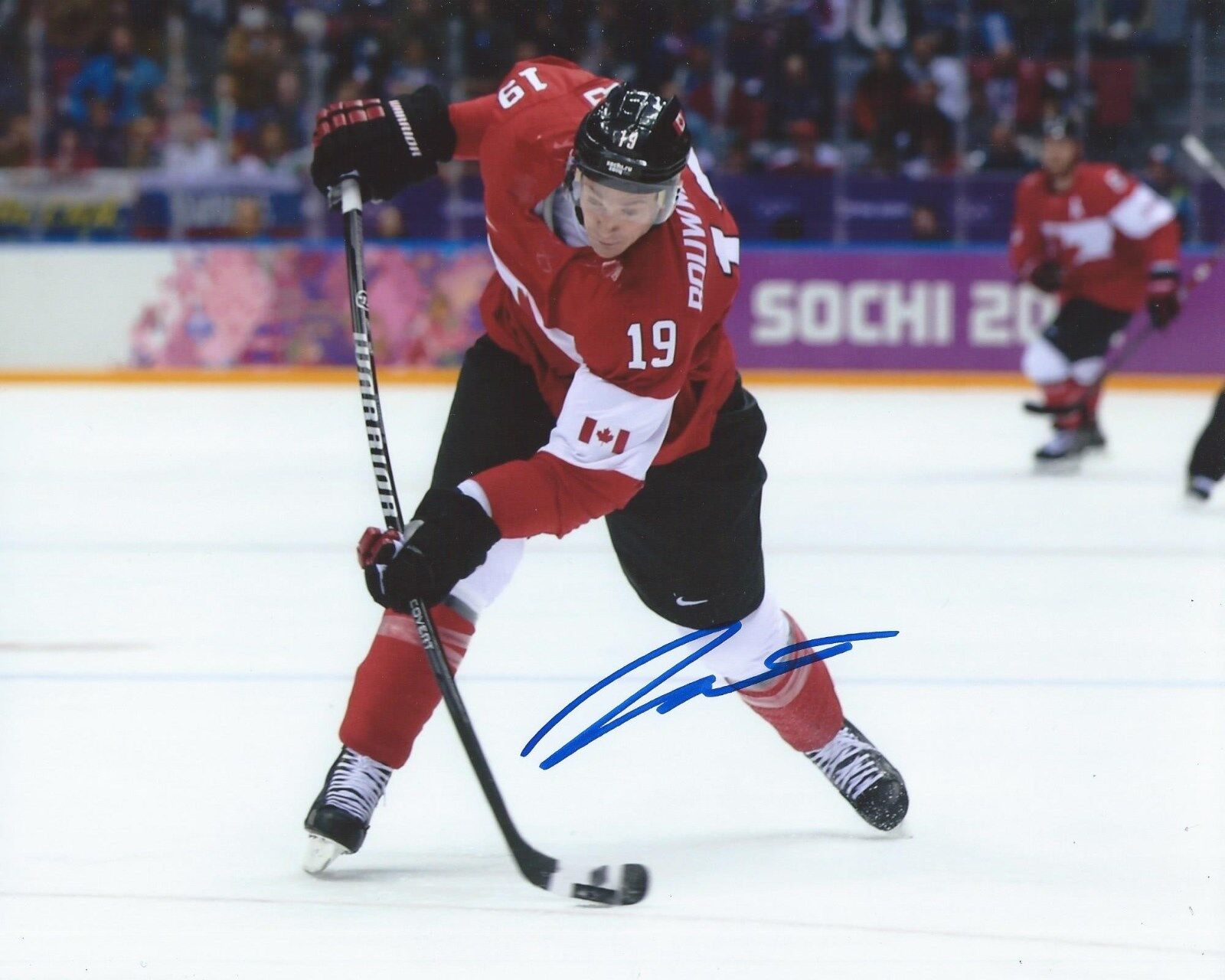 Jay Bouwmeester Signed 8×10 Photo Poster painting Team Canada 2014 Olympics Autographed COA