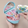 Butterfly DIY Diamond Painting Heart-Shaped Jewelry Box Decorative Storage Case