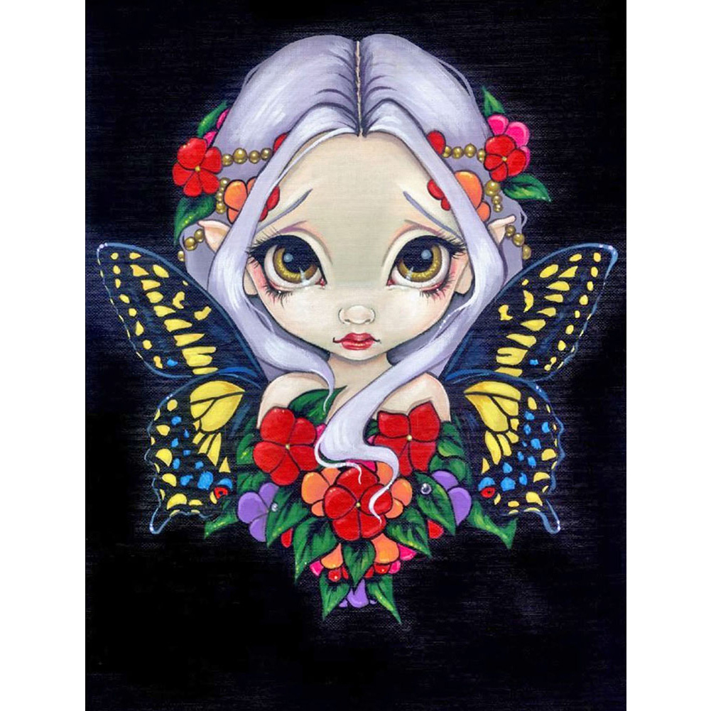

Big Eyes Doll - Round Drill Diamond Painting - 30*40CM, 501 Original