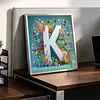 Butterfly Flower K 5D Partial Drill DIY Diamond Painting Kit 30*30cm
