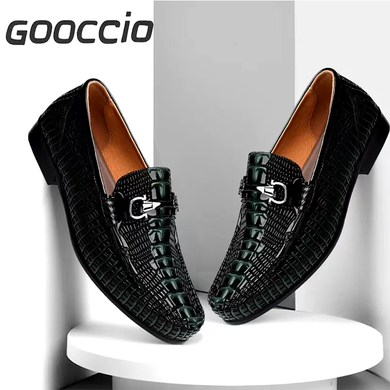 XB180 Cowhide Dress Shoes/Loafer Shoes For Men GOOCCIO   