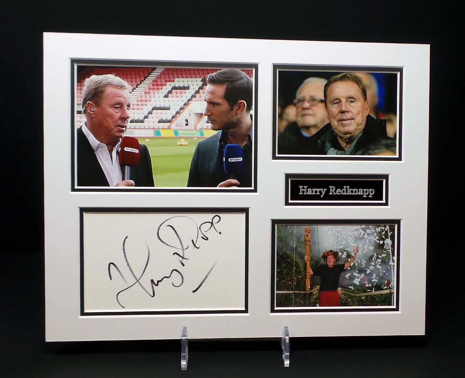 Harry REDKNAPP Signed Mounted Photo Poster painting Display AFTAL RD COA Football Manager