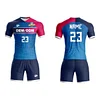 2025 Barcelo Retro Soccer Wear Unisex Football Jersey Set OEM Service for Adults From Thailand Soccer Uniform Factory Sales