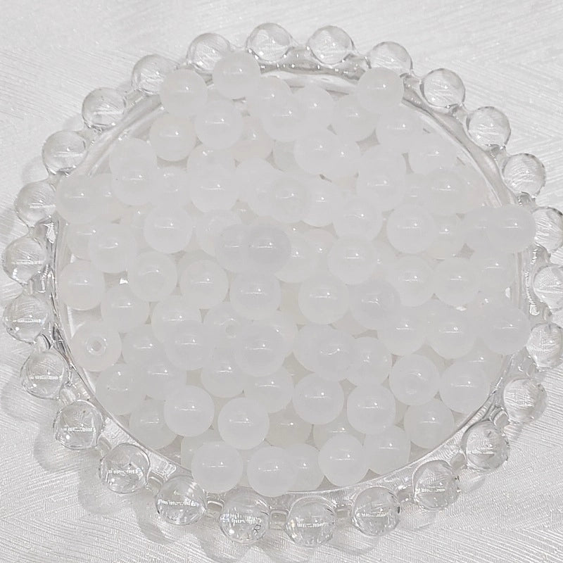 50 PCS/Package Diameter 4mm Diameter 6 Mm Glass Round Beads