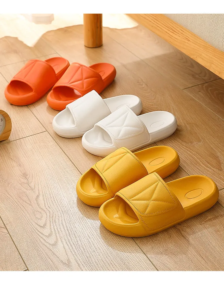 Men's Slippers Large Size 48 49 Summer  Size Household Indoor Bath Antiskid Soft Thick Bottom Cool Slippers For Men