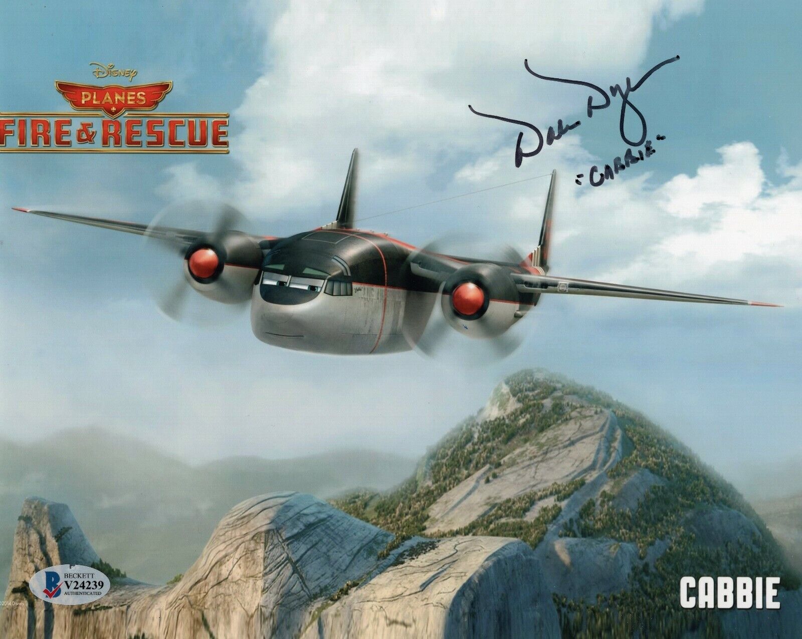 Dale Dye Signed Disney Planes Movie 8x10 Photo Poster painting w/Beckett COA V24239 Cabbie