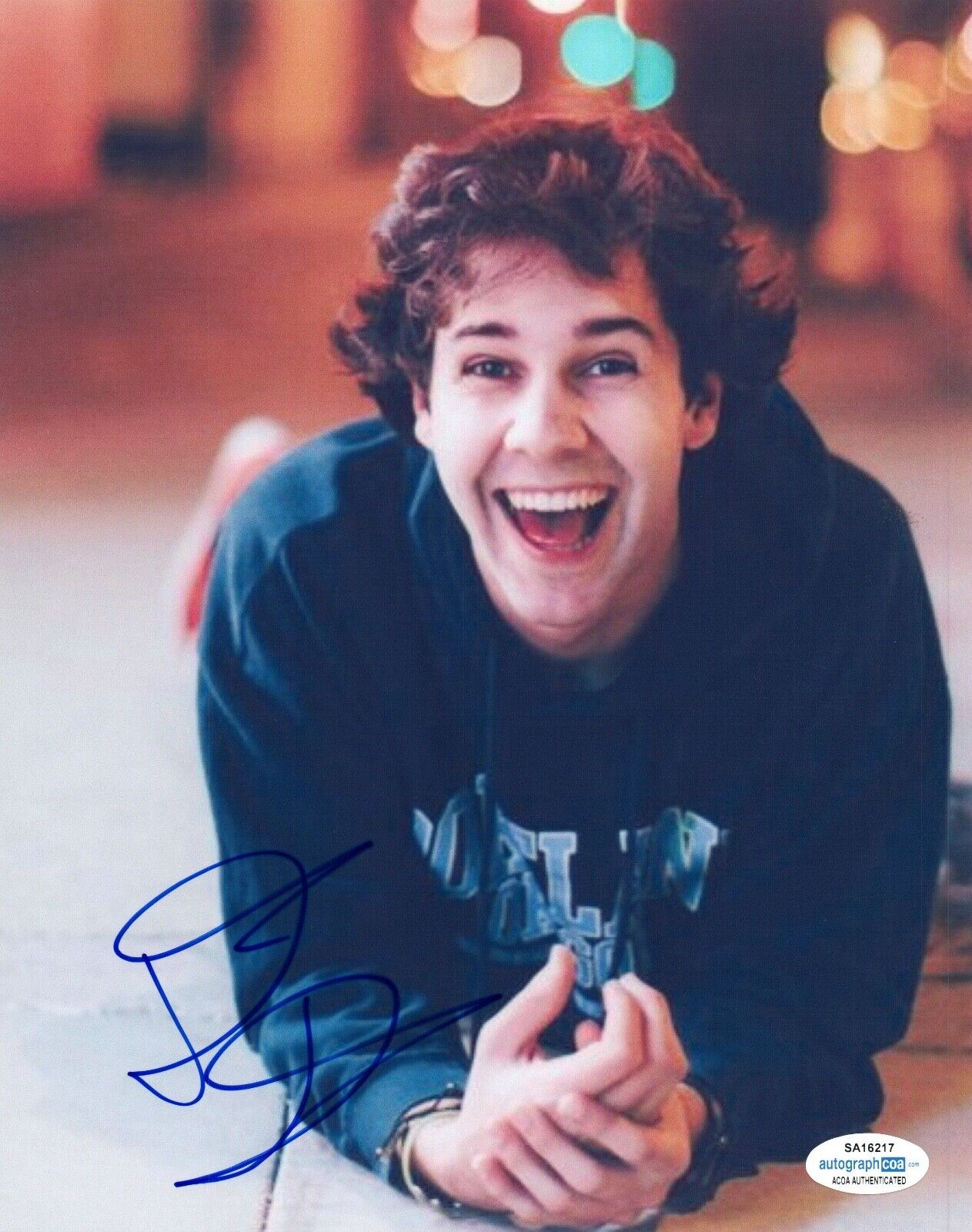 David Dobrik Signed Autographed 8x10 Photo Poster painting YouTube Star ACOA COA