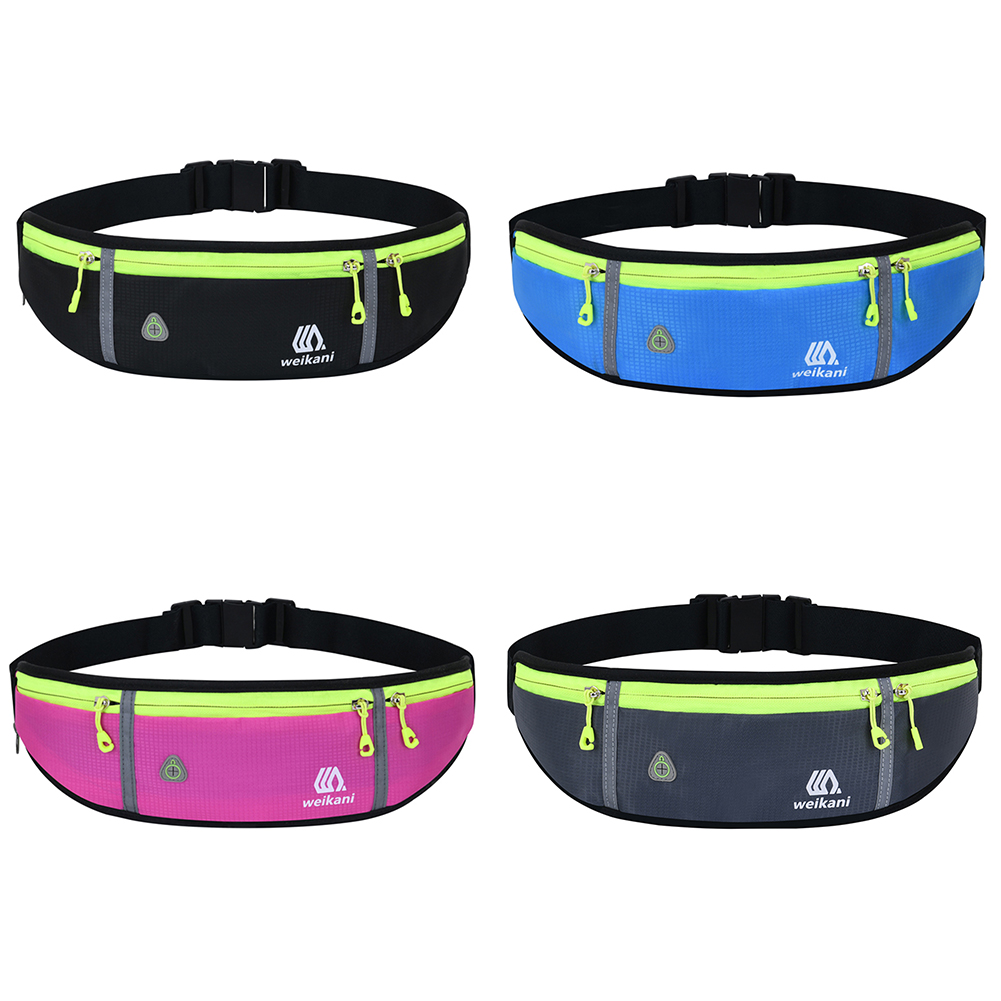

Hidden Outdoor Sports Cell Phone Fanny Pack Belt Pouch Fitness Waist Bags, Rose red, 501 Original