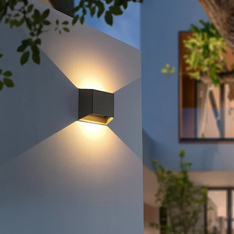 Modern Minimalist Waterproof LED Wall Light for Outdoor Villa Courtyard Garden - Appledas