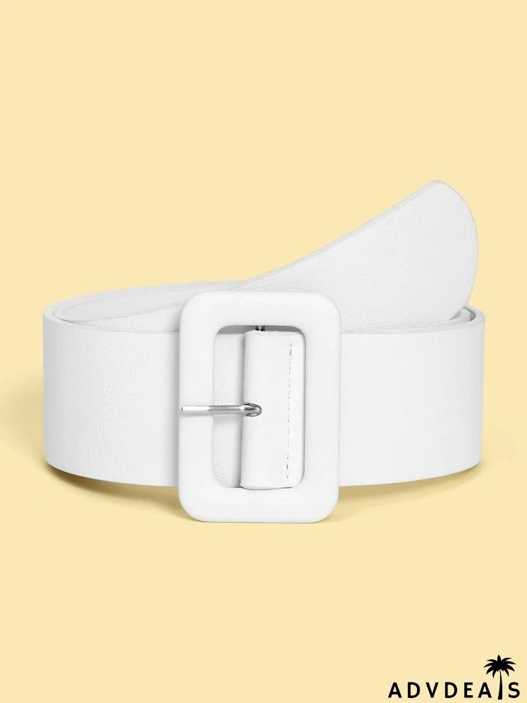 Geo Buckle Wide Belt