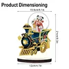 DIY Mickey Mouse Diamond Painting Single-sided Wooden Desktop Ornaments