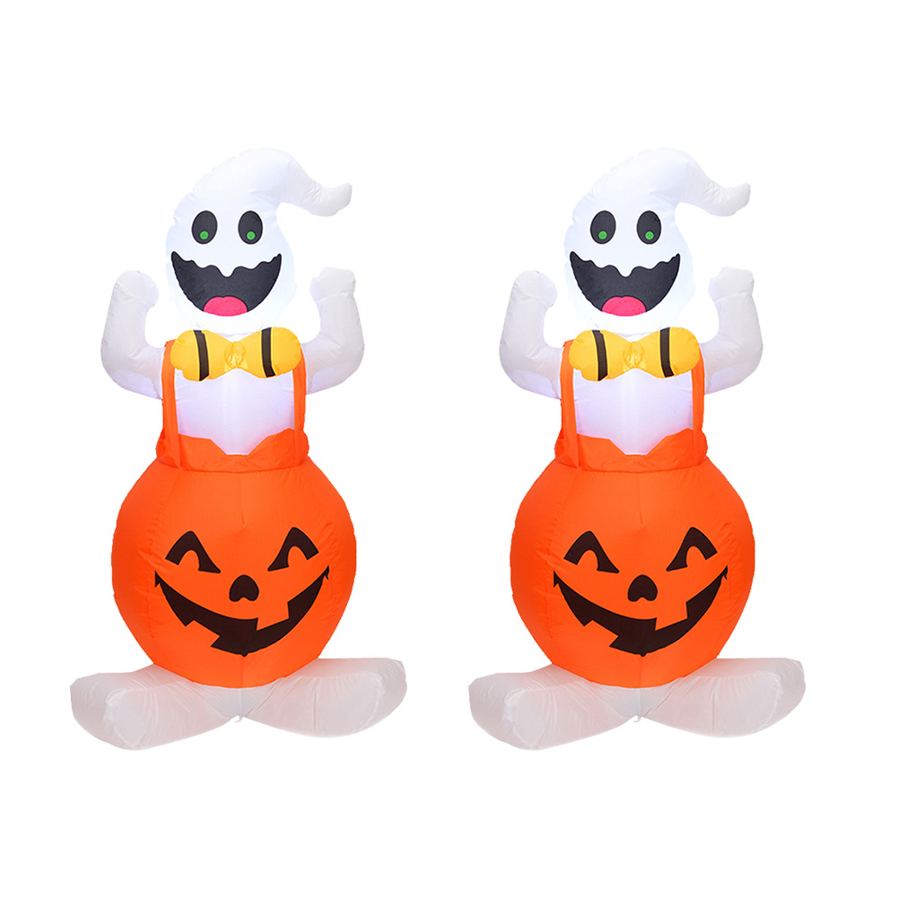 

1.2m Horror Halloween Pumpkin Ghost Inflatable Model Home Room Sacry Props, European regulations, 501 Original
