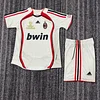 Joyfball 2006-2007 Kids Size Retro AC Milan Away Football Shirt 1:1 Thai Quality