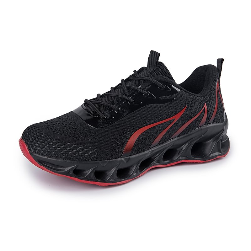 Metelo Men's Relieve Foot Pain Perfect Walking Shoes - Black
