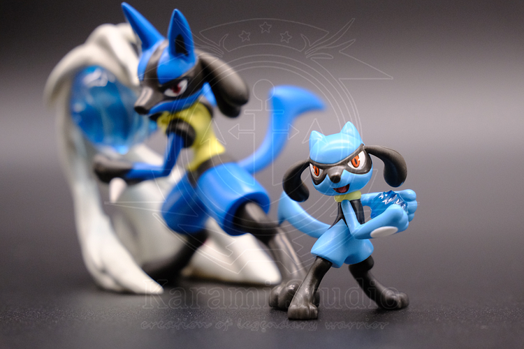 Karami Studio - Pokémon Riolu & Lucario 1/20 Statue(GK)-