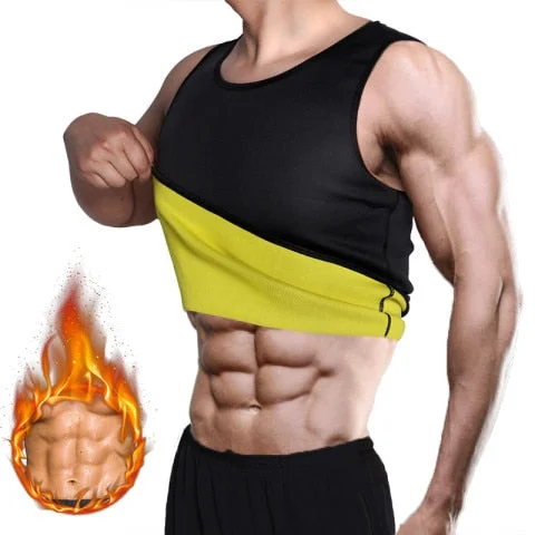 Pornhint Slimming Belt Belly Men Slimming Vest Body Shaper Neoprene Abdomen Fat Burning Shaperwear Waist Sweat Corset Weight