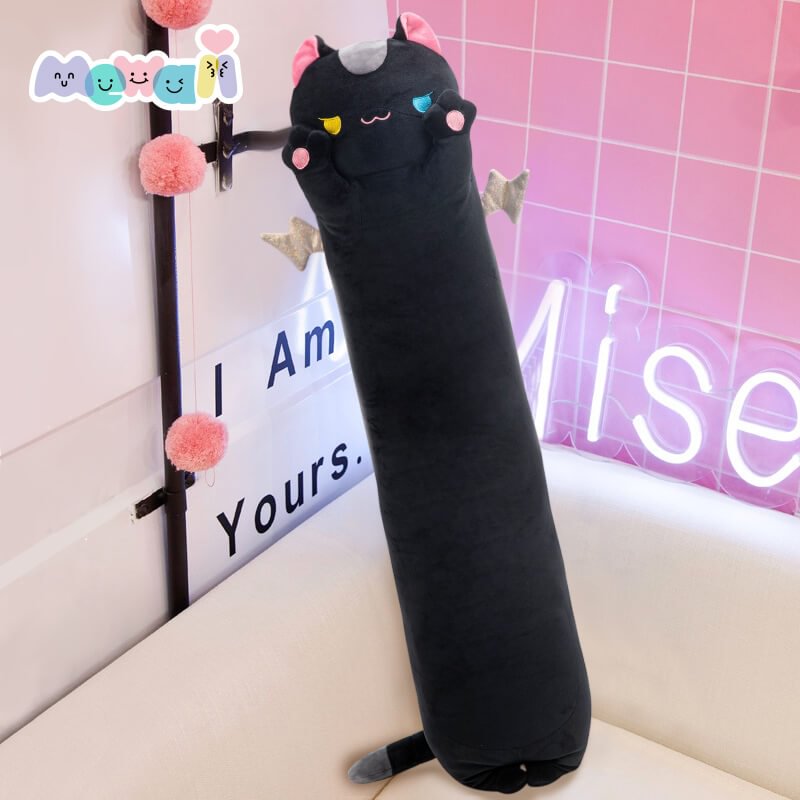 Halloween Noir Doudou Chat Jouet En Peluche Animaux Oreiller Peluche Pour Garçon Et Fille