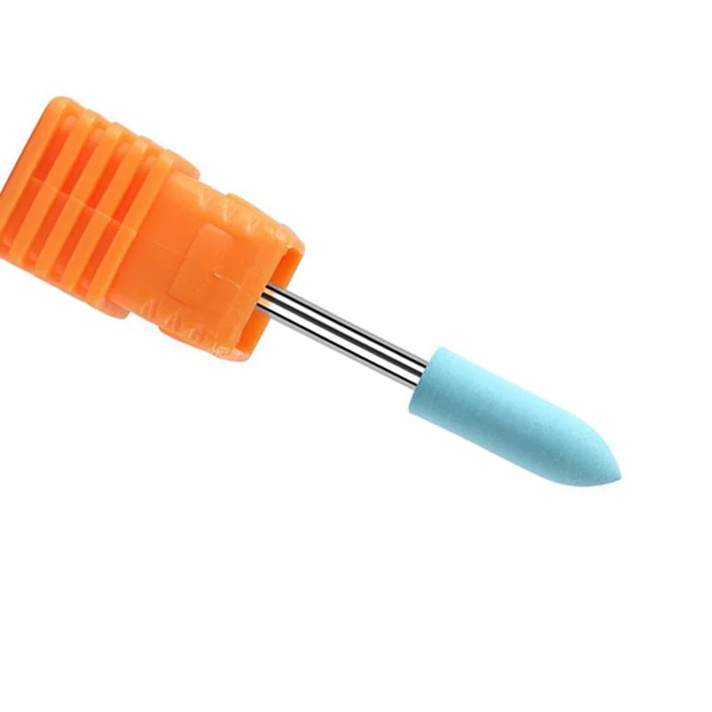 1Pcs Rubber Silicone Nail Drill Milling Cutter Drill Bits Files Burr Buffer for Electric Machine Nail Art Grinder Cuticle Tools-Nail Inspo