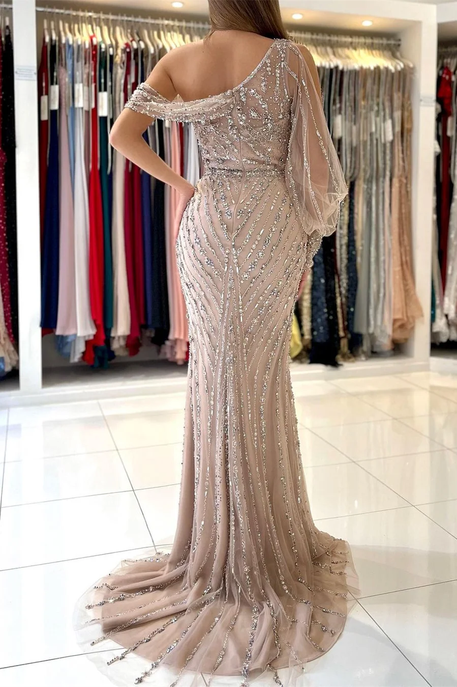 Two-Piece Mermaid Prom Dress 49328