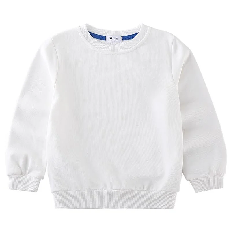 2-8T Toddler Kid Baby Boy Girl Spring Clothes Pullover Top Long Sleeve Sweatshirt Casual Plain Candy color Hoodies Sweet Outfit