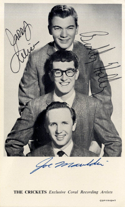 BUDDY HOLLY & CRICKETS Signed Photo Poster paintinggraph - Pop / Rock & Roll Singer - Preprint