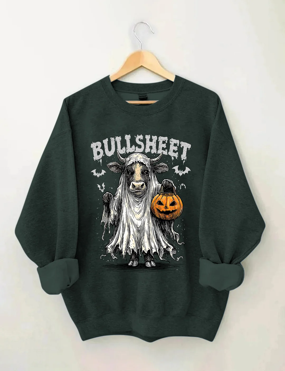 Retro Bullsheet Halloween Sweatshirt