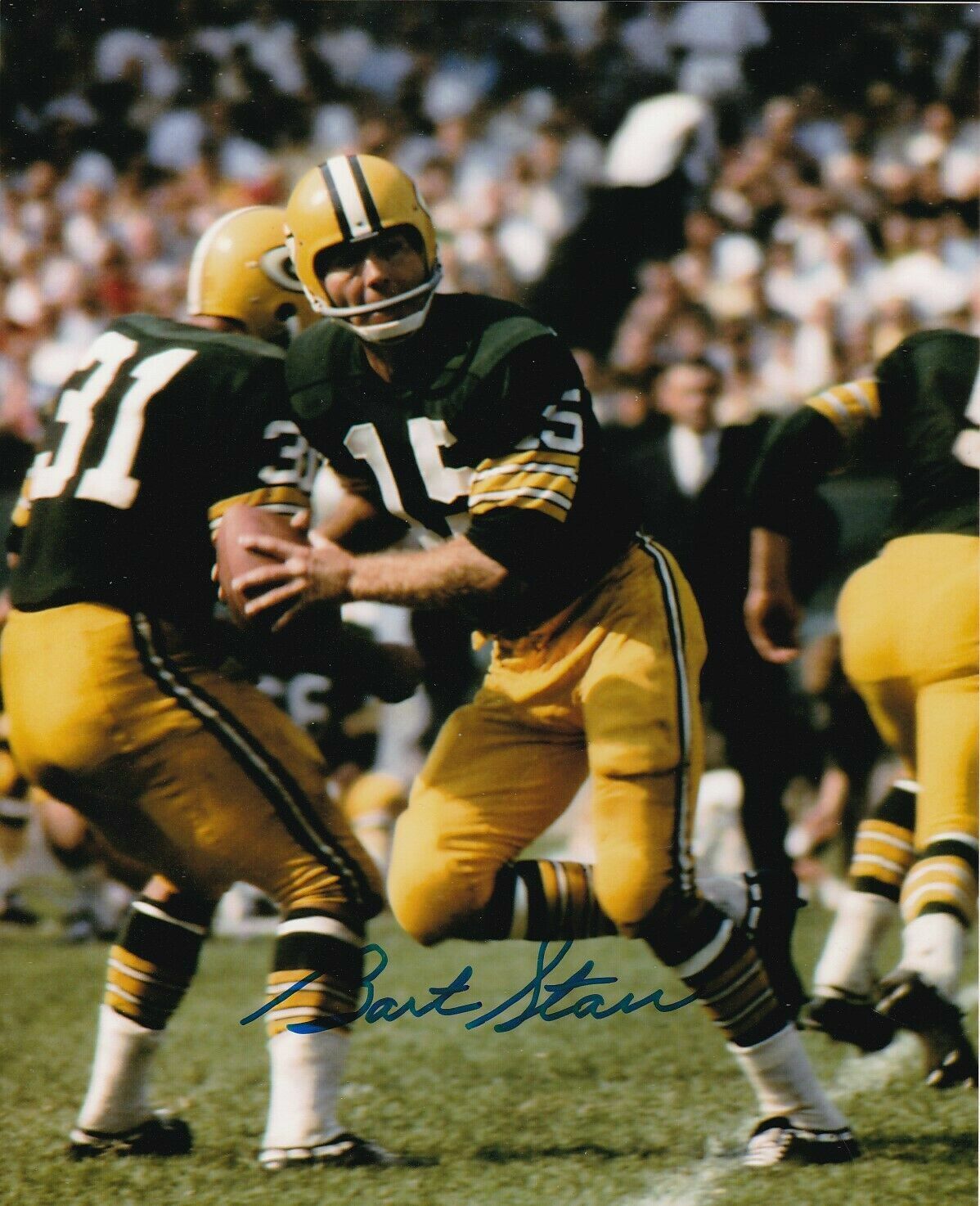 Bart Starr Autographed Signed 8x10 Photo Poster painting HOF Packers REPRINT