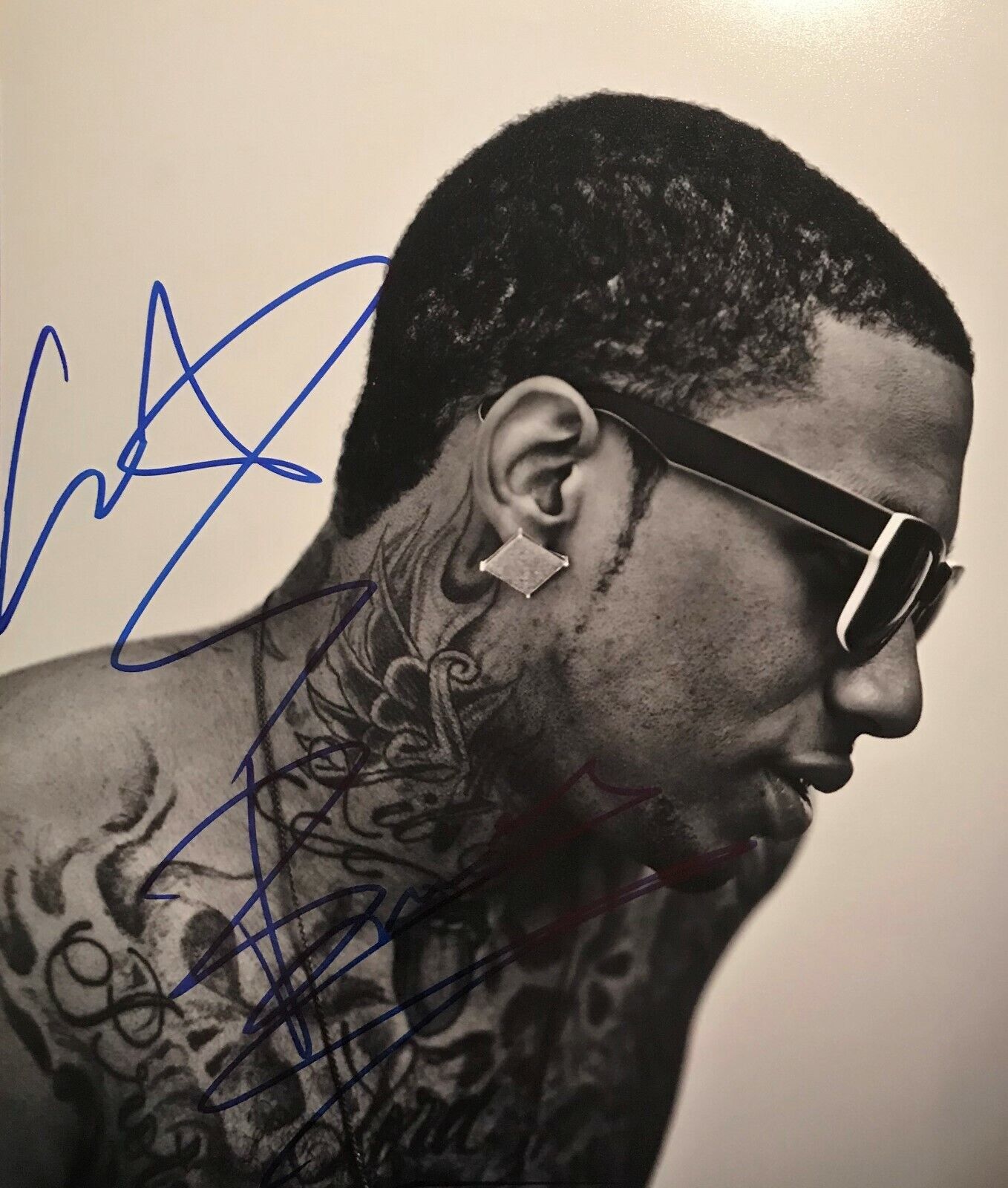 Lil B The Based God I'm Gay I'm Happy RARE Signed 8x10 Photo Poster painting COA E1